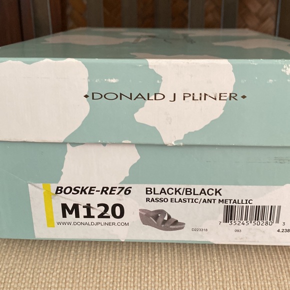 DONALD J. PLINER - “Boske” Leather/cork Wedge 12M NIB - Picture 10 of 10